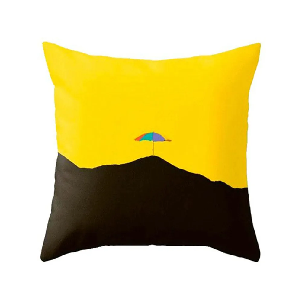 Лист ананаса жёлтая облезающая наволочка подушка подушки для дивана автомобиля