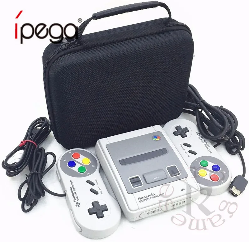 

Big Large Storage EVA Case Handbag Hard Shell Double Zippers MINI SFC Console Carrying Travel Cases Protect Console Accessories