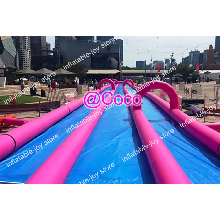 Free Ship To Sea Port Giant Inflatable Slide The City 300ft Triple