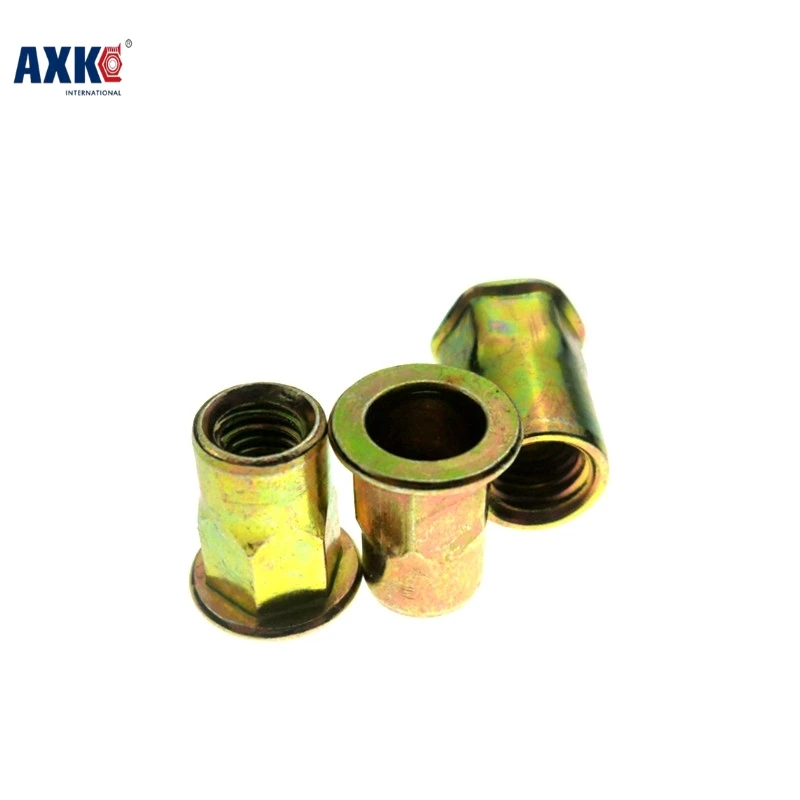 Axk 5 шт. 304 нержавеющая сталь Шестигранная гайка. Шестигранная гайка Толстая винтовая крышка M10 Din934