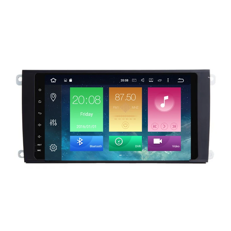 Flash Deal 8 inch full touch Android 9.0 64-Bit 4GB RAM 64G RAM auto Car DVD Player for Porsche Cayenne 2002-2009 gps navigation PX6 DSP 0