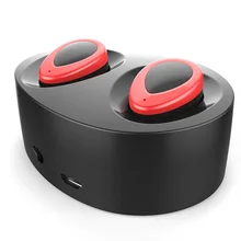 Dual Stereo Bluetooth Earphones Mini Bluetooth Headset Wireless Handsfree Earbuds Microphone Double Earpieces Charger Box