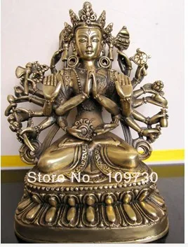 

bir 00547 Tibet Prospective mention Bulmo buddha Bronze statue