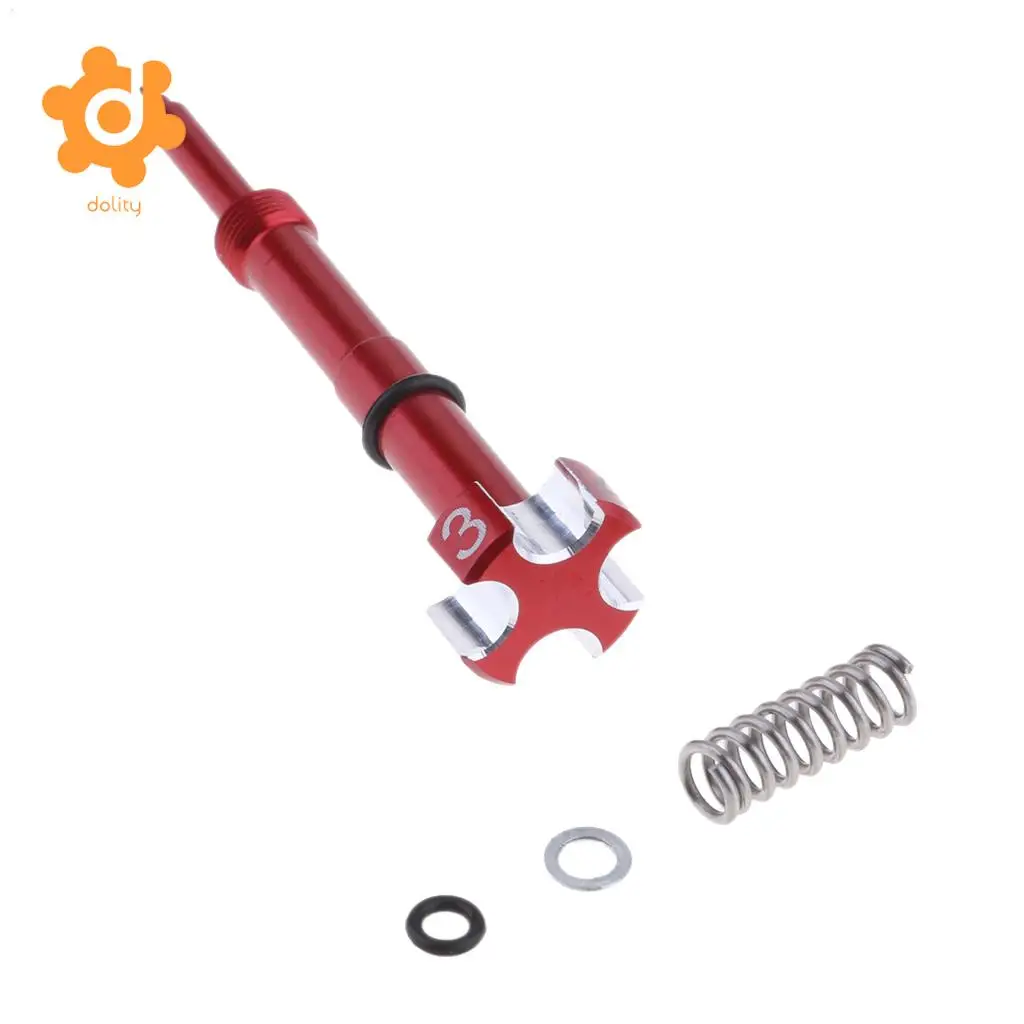 Motorcycle CNC Aluminum Carburetor Easy Air Fuel Mixture Adjuster Screw for Yamaha Red & Blue
