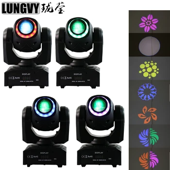 

Free Shipping 4pcs/Lot 30W Led Spot Moving Head Light / DMX512 11/13CH KTV Club Disco Bar