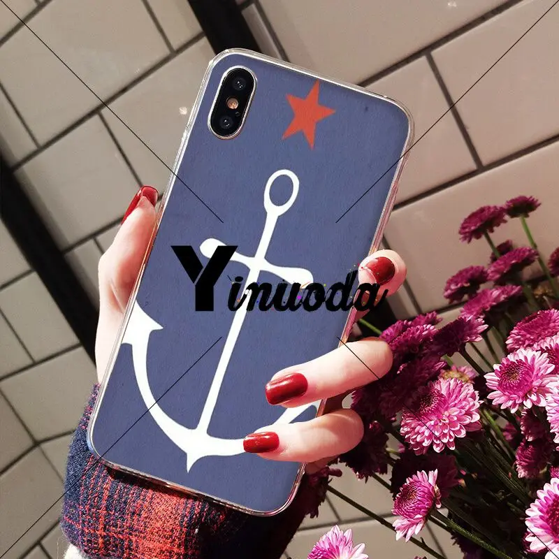 Retro Nautical Anchor Wood Boat Sea