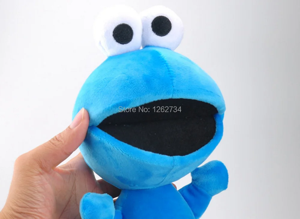 EMS 100/Lot Улица Сезам Элмо Cookie Monster 25 см для мультфильм куклы плюшевые куклы рис