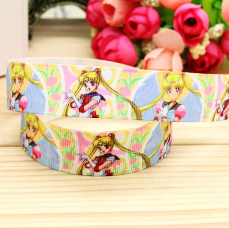 7/8 '', головная повязка с angely printed grosgrain, бант для волос, вечерние украшения,, OEM 22 мм D359