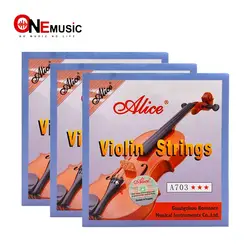 Алиса A703 скрипки струны с металлическими жилами супер свет набор для 1/8 4/4 размер скрипки 4 шт./компл. наивысшего качества