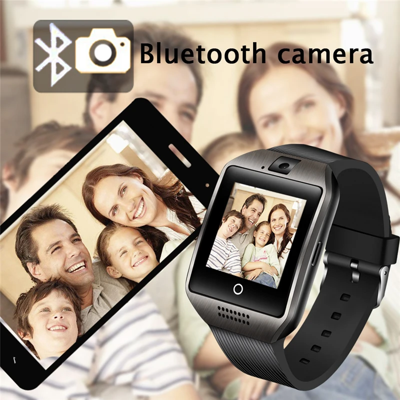 LIGE новые мужские Bluetooth Смарт часы женские спортивные Шагомер Часы светодиодный Большой экран цветной сенсорный экран Поддержка TF SIM карта+ коробка