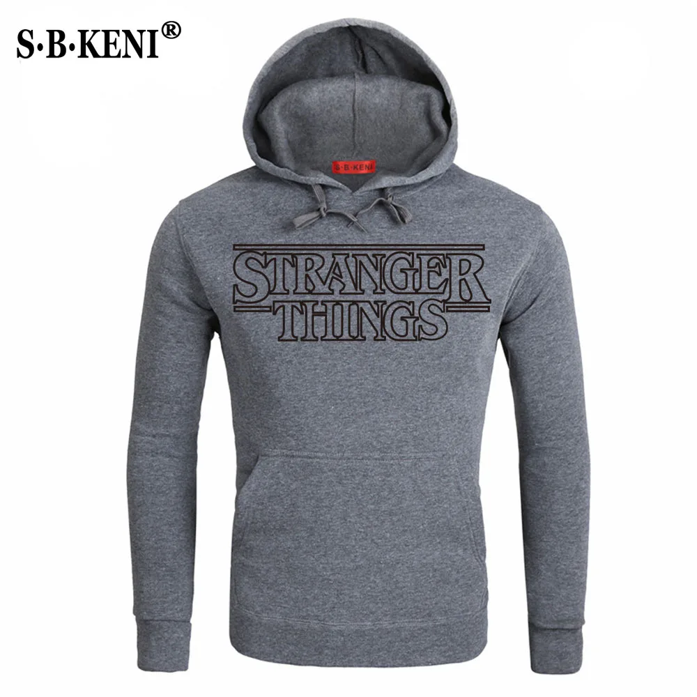 

New Stranger Things Hoodies Men Women Letters Print Autumn Harajuku Hip Hop Sweatshirt Man Fashion Autumn Winter Fleece Jumper