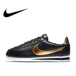 Оригинальный Официальный NIKE CLASSIC CORTEZ SE мужской водостойкий бегущий обувь спортивная, кроссовки прочный дышащий спортивный 902801-002