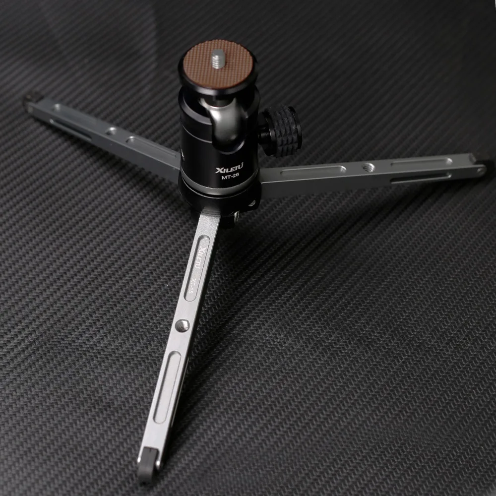 CimaPro XT-15 + MT-26 سطح المكتب المحمولة خفيفة الوزن الكرة رئيس ترايبود العالمي للالهاتف المحمول الهاتف الذكي كاميرا رقمية ل GoPro