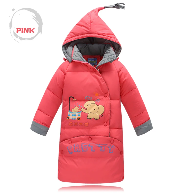 Детский зимний комбинезон, зимний пуховик для девочек, детское пуховое пальто, детские куртки с капюшоном с рисунком для мальчиков, верхняя одежда, спальный мешок для малышей