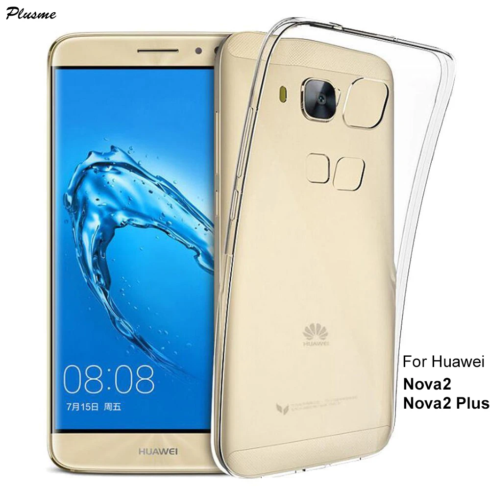 

Plusme For Huawei Nova2 Nova2 Plus Case Soft TPU Silicone Ultra Thin Clear Shockproof Case For Huawei Nova2/Nova2 Plus Back Case