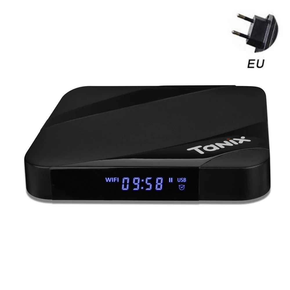 TX3 Max Smart tv Box Android 7,1 S905W четырехъядерный 2G+ 16G H.265 2,4 GHz Wifi 4K HD BT приставка мини медиаплеер приемник - Цвет: EU