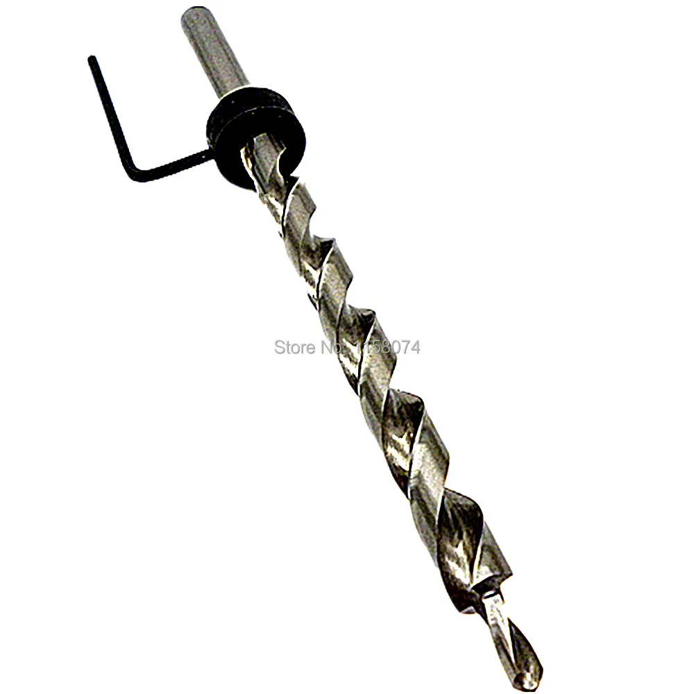 Woodwork 9mm Replacement Step Twist Drill Bit Pocket Hole Drill Jig Kit