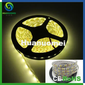 50 м/лот IP20/IP65 водонепроницаемая 300 Светодиодная лента 5050 SMD 60LED s/m Гибкая полоса
