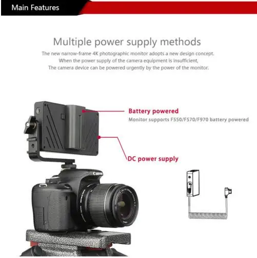 Bestview S5 5 дюйма 4K вход узкий экран боковой монитор для SONY NIKON CANON DSLR и ZHIYUN Crane 2/DJI RONIN
