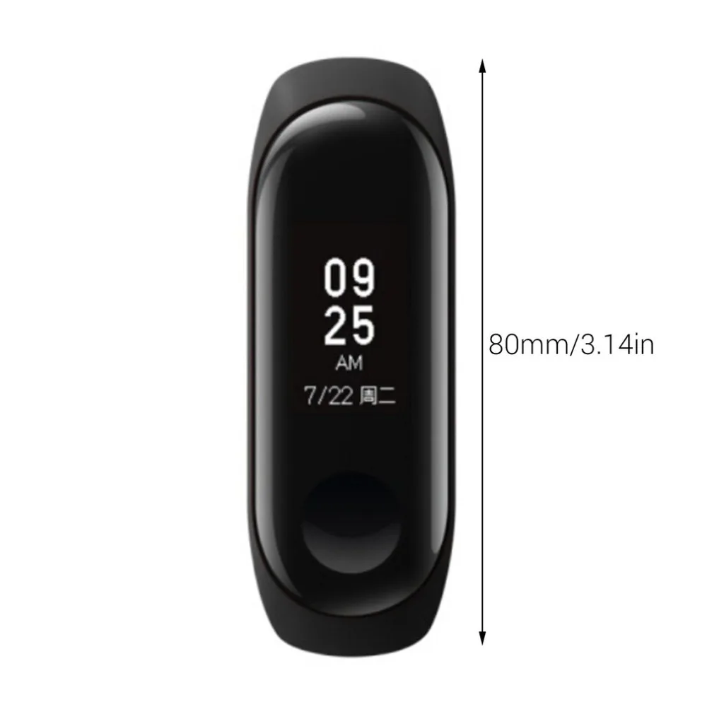 Для Xiaomi Mi Band 4/3 смарт-браслет 0,9" AMOLED Цвет Экран 135 мА/ч, 50 м Водонепроницаемый 6-спортивных режимов смарт-браслет с ремешком