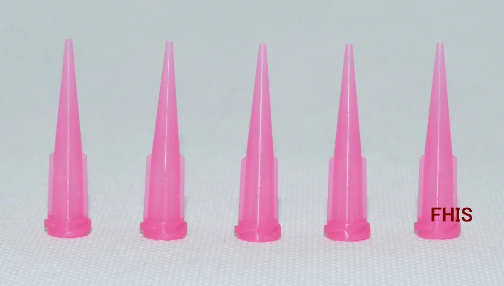 

Series TT High Density Polyethylene UV Light Block Taper Tip for Fluid Dispensing Needle 1.25" Tip Size 20 Gauge, Pink
