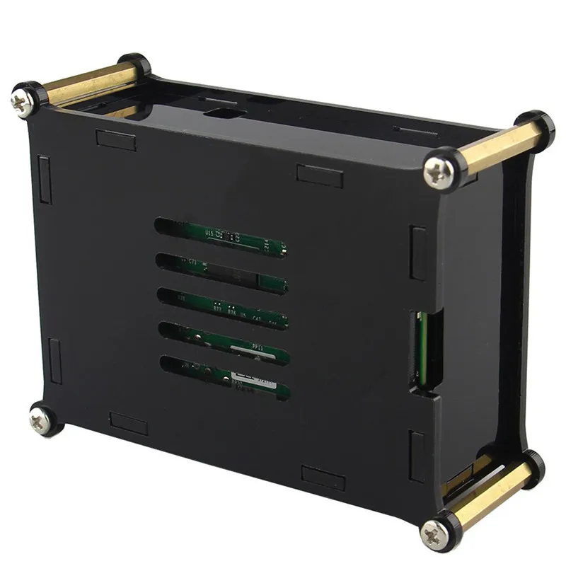 Акриловый чехол LEORY для I2S HIFI USB DAC звуковая карта в S/PDIF Raspberry Pi 2 Модель B / +|case for|case