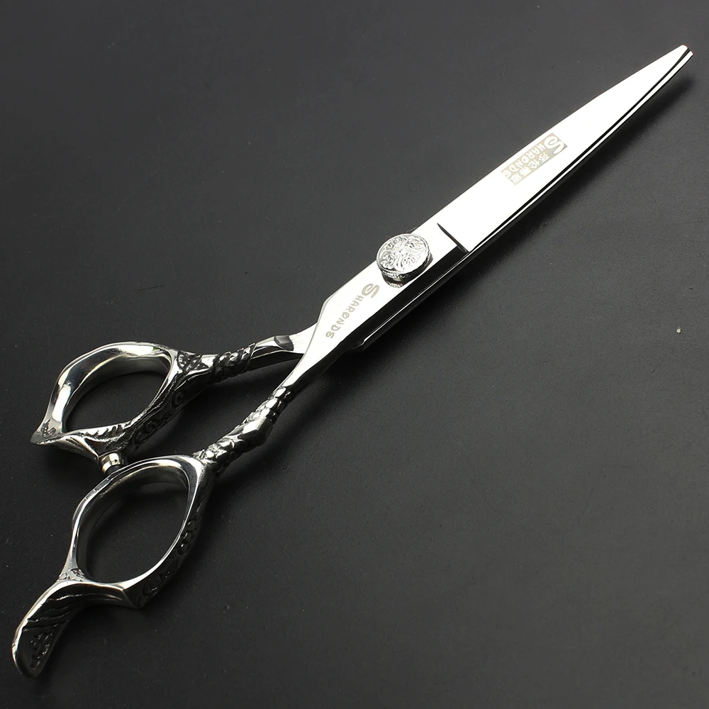 Hairdresser 6 inch silver hair scissors personalized salon dedicated