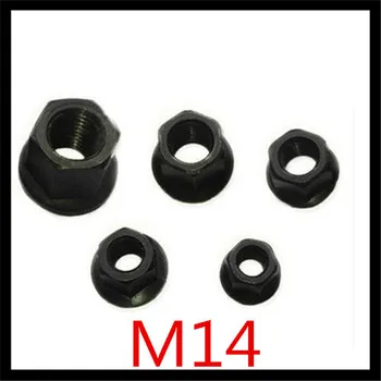 

10pcs/lot High Quality Factory Direct Sale steel with black oxide m24 hex flange nut