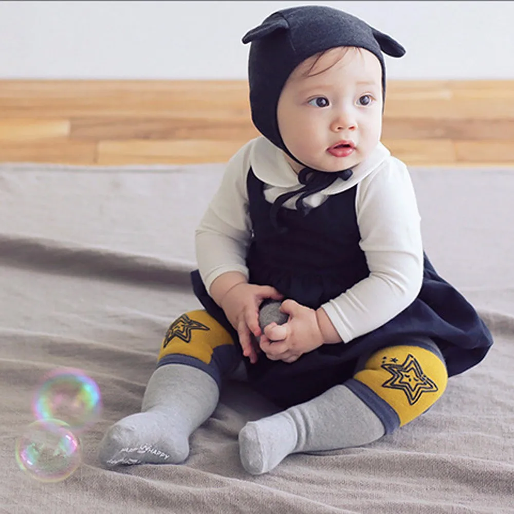 Cartoon Baby Safety Crawling Elbow Cushion Toddlers Knee Pads