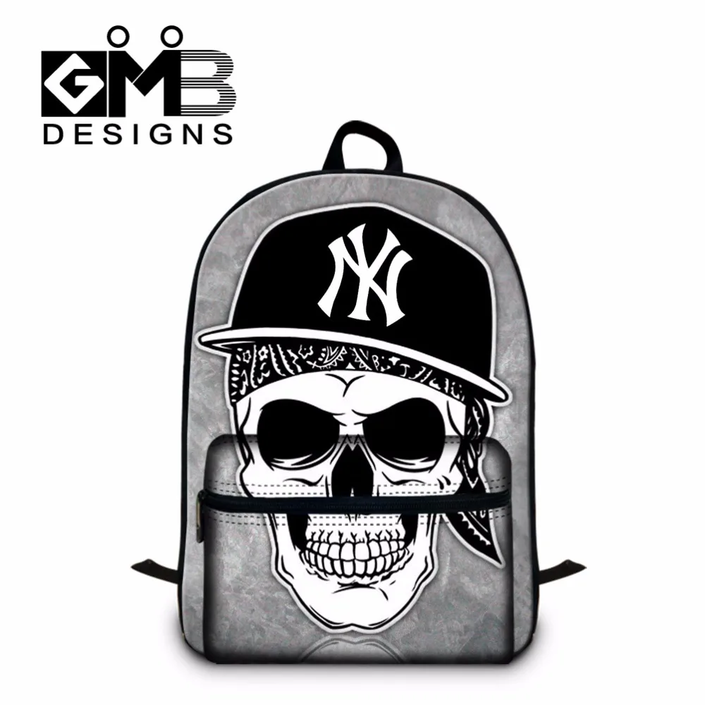 

Fashionable Skull Bookbag for College stylish Back pack,School Backpacks for Boys,Cool Girl Mochila with Laptop compartment