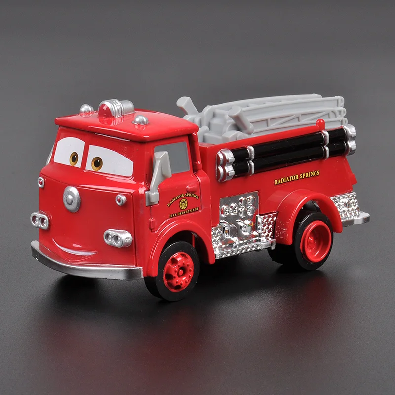 disney cars red fire truck