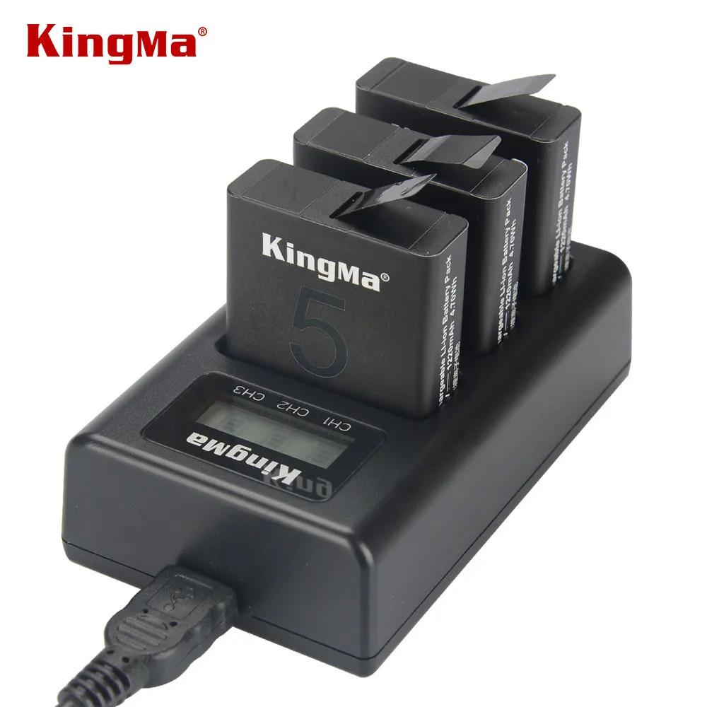 Battery 3pcs for Gopro hero 7 3-Channel USB LCD Power Display Charger for Gopro hero 7 silver black white for Gopro hero 6/5 Battery 3pcs for Gopro hero 7 3-Channel USB LCD Power Display Charger for Gopro hero 7 silver black white for Gopro hero 6/5