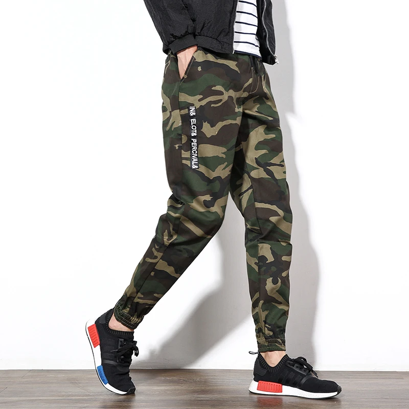 Frühling cradle 9 punkte camouflage hosen männer der mast große yards neun hosen casual hosen Schlank füße Harlem hosen flut