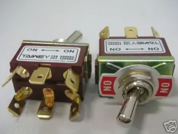 

Home Theater AC Power AMP Lock Metal Toggle SWITCH 702B Fin 5pcs