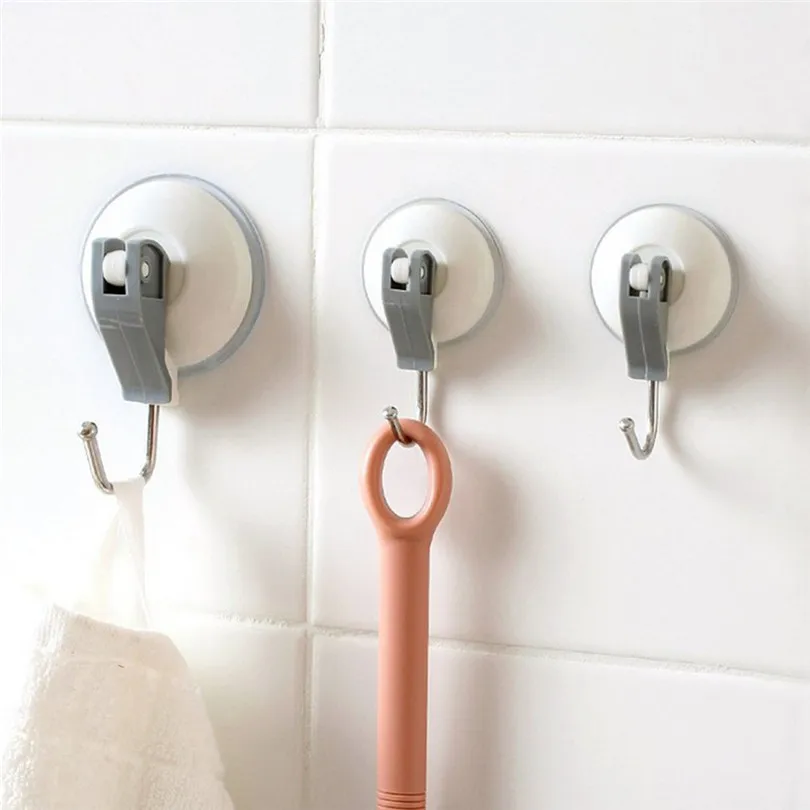 

3 Sizes Suction Cup Hook Bathroom/Kitchen Heavy Duty Large Suction Cup Hooks Snap Lever Vacuum Holder 2-piece set hanger #4JY22