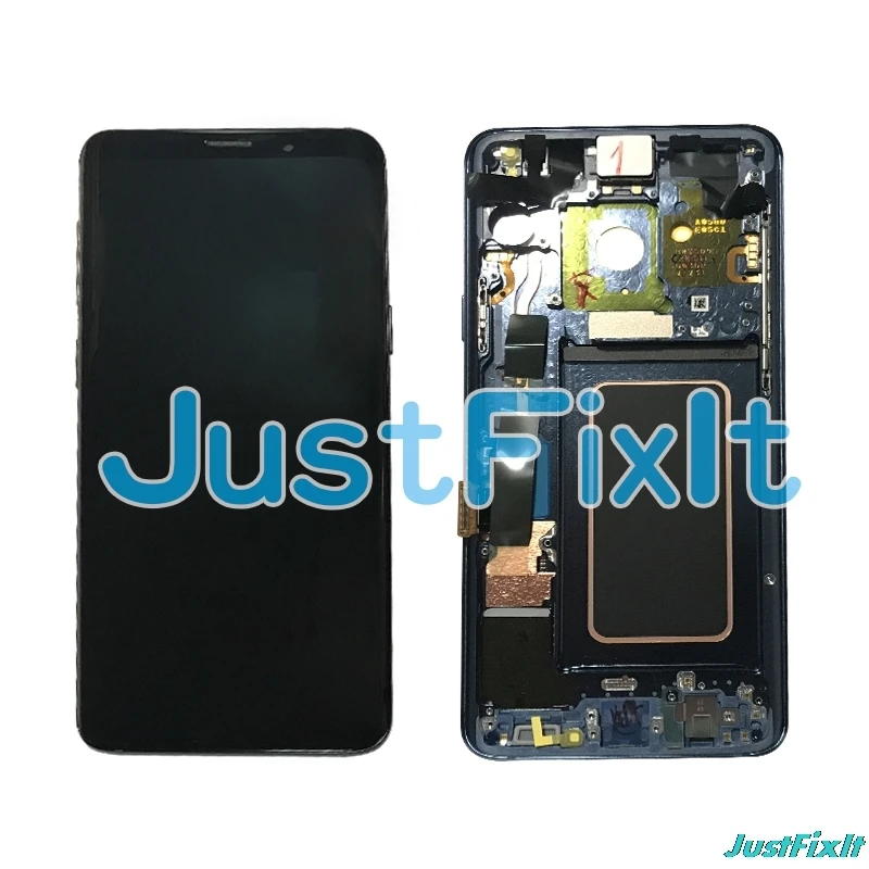 Оригинальный супер Amoled сенсорный экран с рамкой для Samsung Galaxy S9 Plus G965 G960F|Экраны
