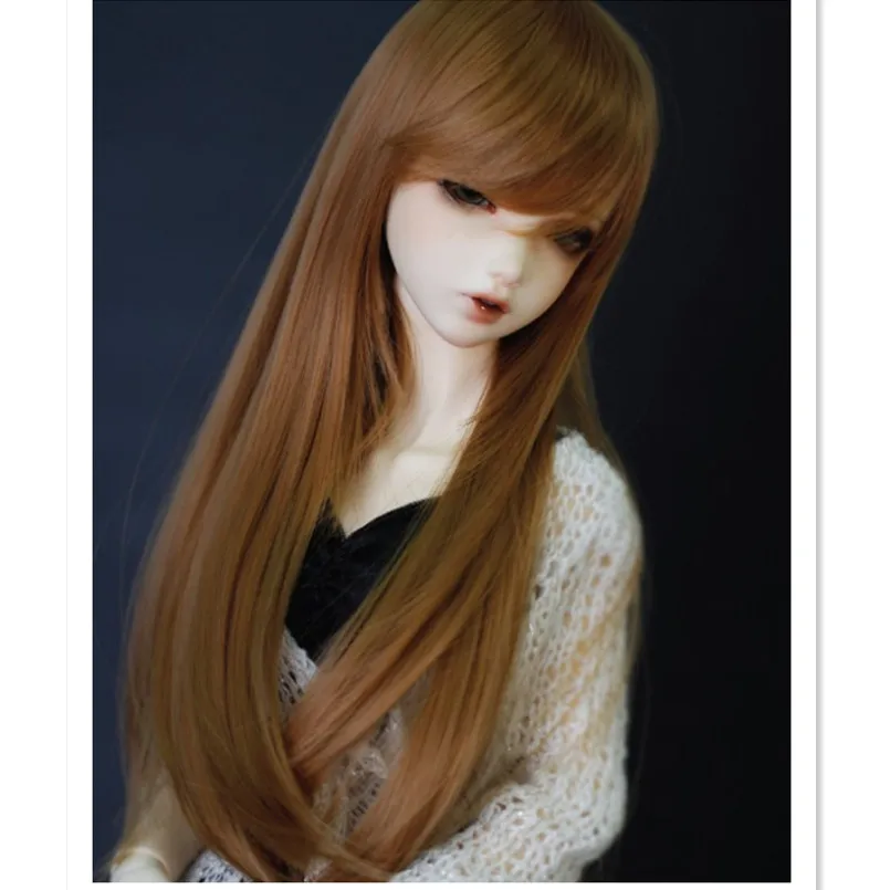1/3 1/4 BJD кукольные парики высокая температура провода длинные прямые волосы для кукол аксессуары, модные искусственные волосы для кукол парики для кукол