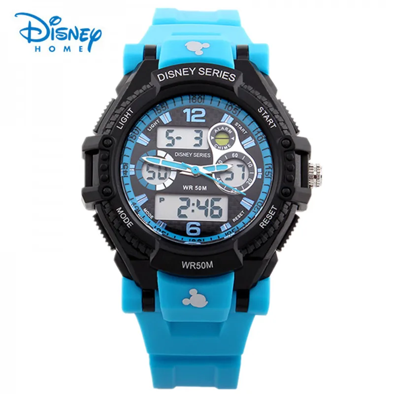 

100% Genuine Disney Digital Watch Shock Men military army Watch water resistant Date Calendar Sports Watches relogio masculino
