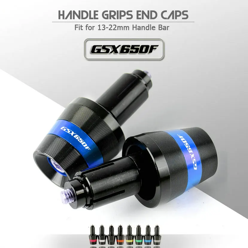 

Motorcycle CNC Aluminum Handle Grips Weights End Bar Cap Plug for Suzuki GSX650F