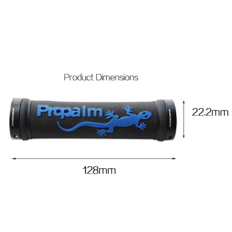 Propalm Gecko Anti Shock Rubber Bicycle Grips Road Bike MTB Aluminium End bar Double Fixed Bike Bar ends Cycling Handlebar Grip Propalm Gecko Anti Shock Rubber Bicycle Grips Road Bike MTB Aluminium End bar Double Fixed Bike Bar ends Cycling Handlebar Grip