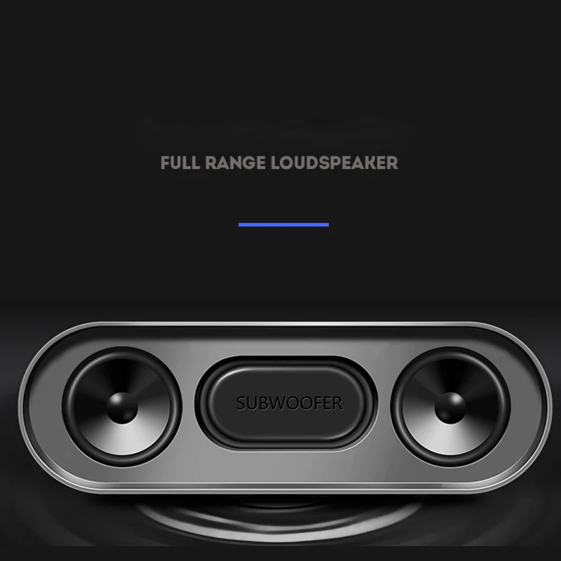 Топ! 10 Вт Портативный bluetooth динамик Беспроводная стереозвуковая панель Поддержка