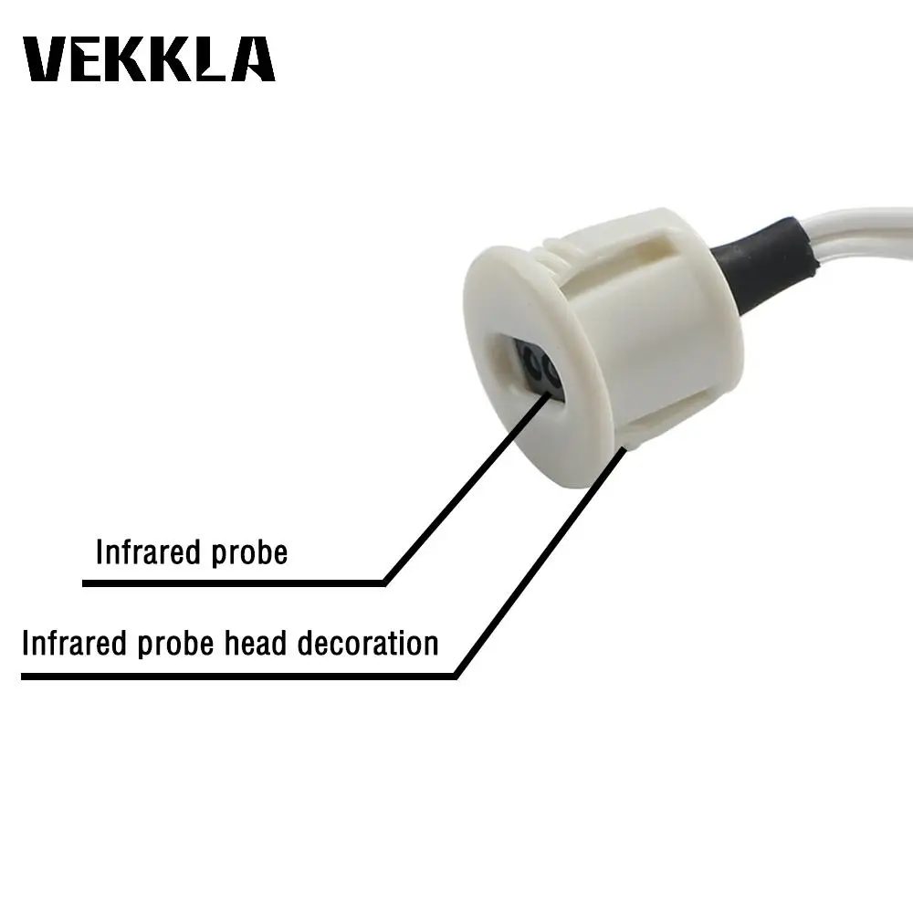 12 V التلقائي الأشعة تحت الحمراء PIR محس حركة التبديل ل مصباح ليد خزانة محس حركة قطاع مفتاح الإضاءة في الهواء الطلق