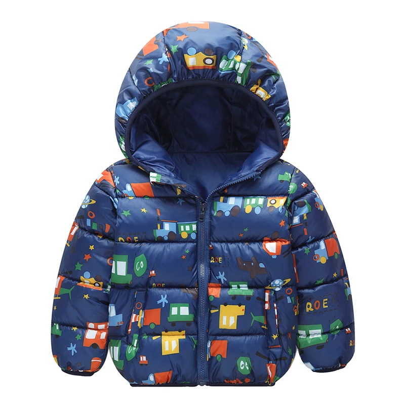 

2019 New Children Winter Kids Jacket Boys Outerwear Coats Active Boy Windbreaker Cartoon Sport Suit For Children Clothes