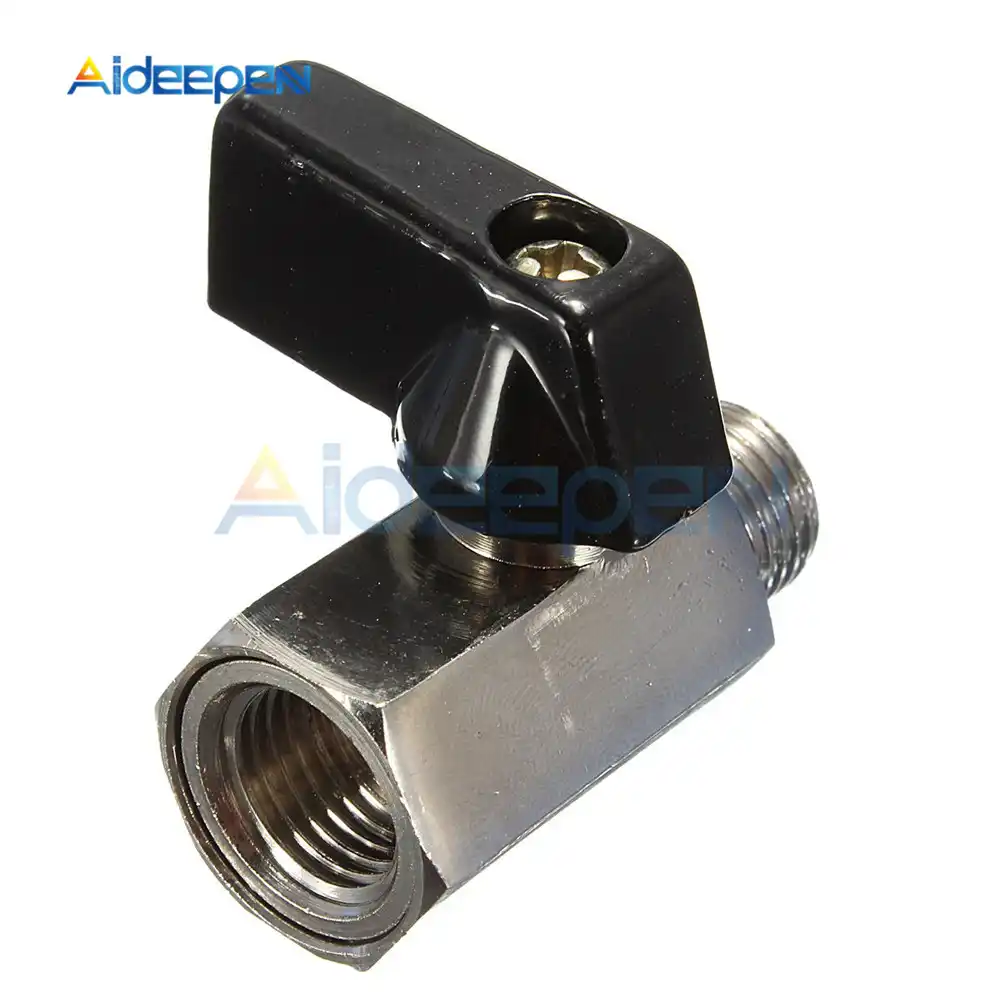 Color : B, Size : 8mm Joint Mini Pneumatic Ball Valve Air Pump Valve Switch Deflation Water Valve Inner and Outer Wire Quick Connector Pagoda