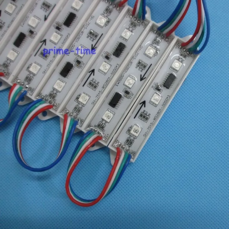 300Pcs-5x-WS2801-IC-5050-3-RGB-Pixels-Digitally-controllable-Module-Light-DC12V (5)