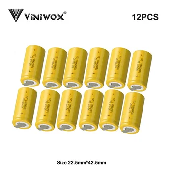 

DIY To 9.6V 12V 14.4V 18V 24V Subc 1800mAh 1.2V Ni-CD SC Rechargeable Battery Cell Robot Accumulator Power Tool Battery Cells