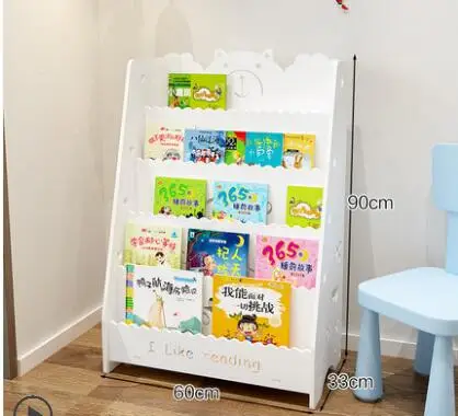 الأطفال رف الأرضيات الحضانة الطفل الصورة كتاب الكرتون خزانة صغيرة طالب بسيط الرف بسيطة الحديثة.