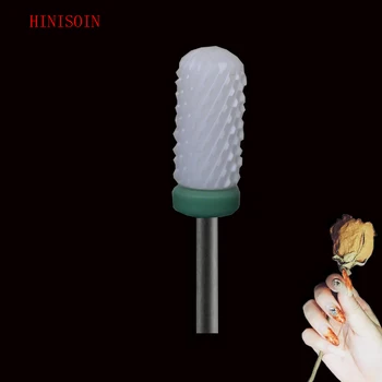 

White Ceramic-15 Pcs/Lot- Nail Drill Bit - Small Rounded Top Bit - (0025.060)