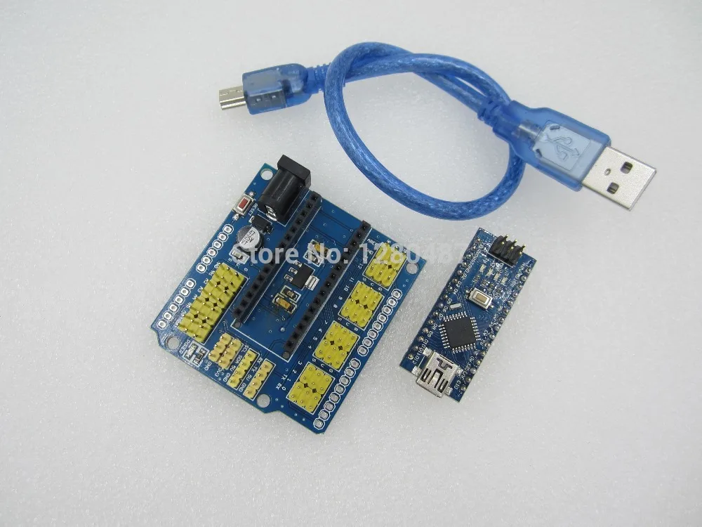 

Terminal Adapter Nano 3.0 + 1pcs NANO 3.0 Shield Expansion Board for Electric DIY SCM
