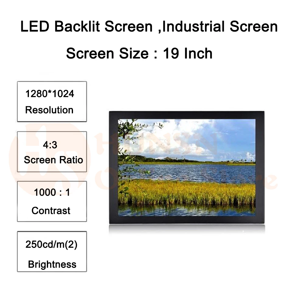19 светодиодный Светодиодные промышленные панели ПК, 10 баллов емкостный сенсорный экран, Intel Celeron 3855U, Windows 7/10/Linux Ubuntu, [HUNSN WD02]